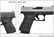 Glock G42 vs Glock G43X size comparison Handgun Her